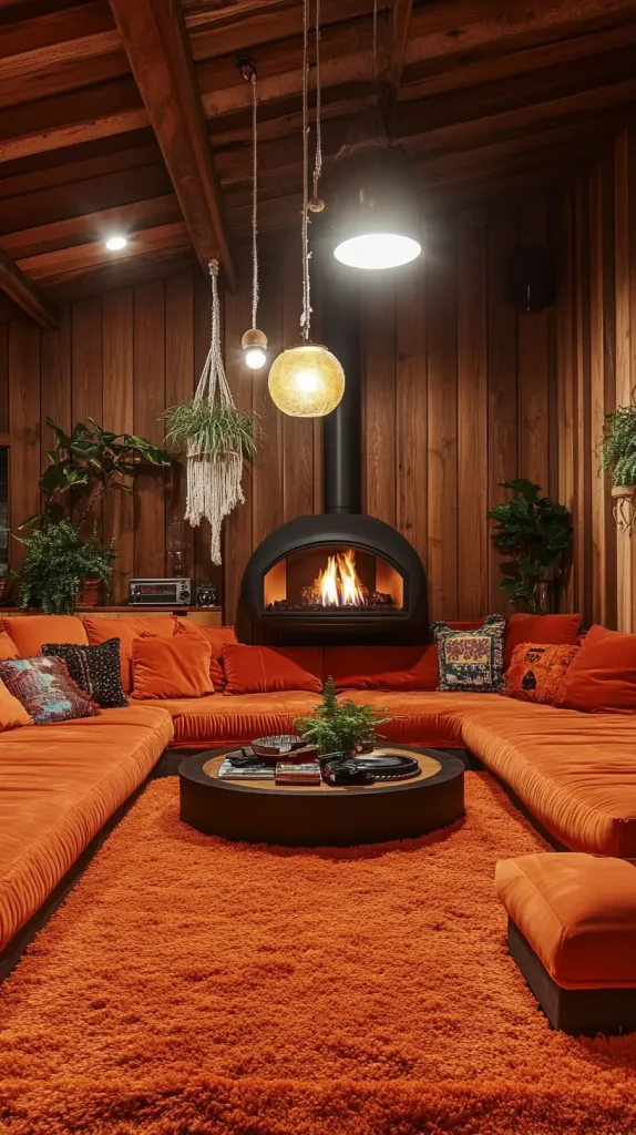 1970s Retro-Inspired Living Room