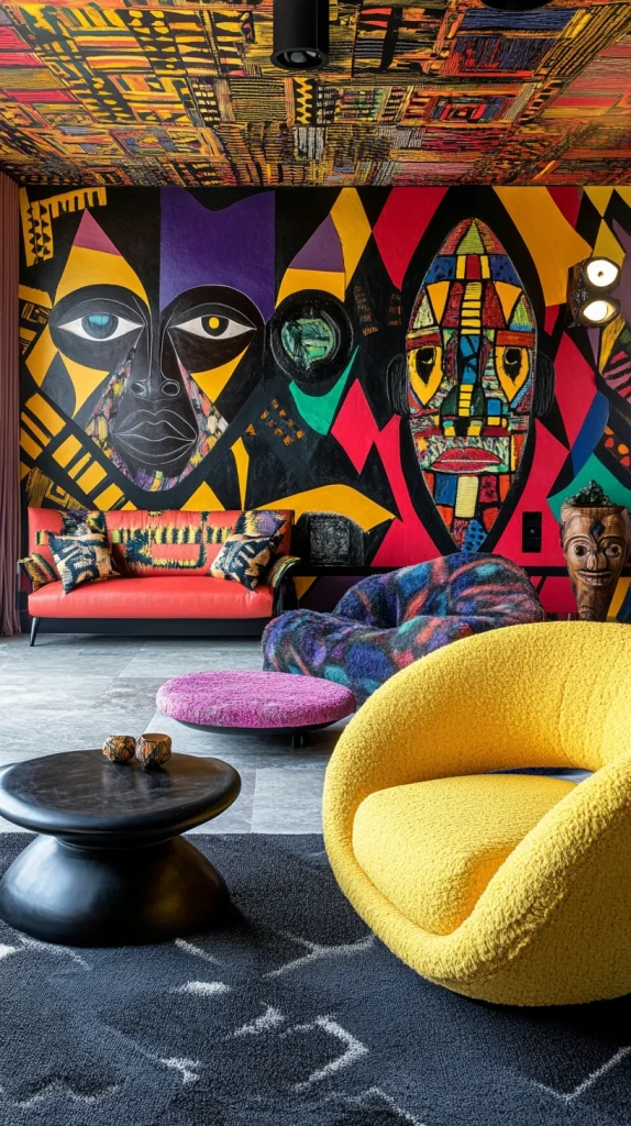 Afrofuturist Living Room