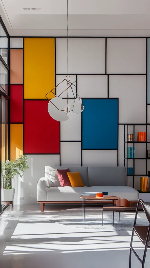Bauhaus Meets De Stijl Living Room