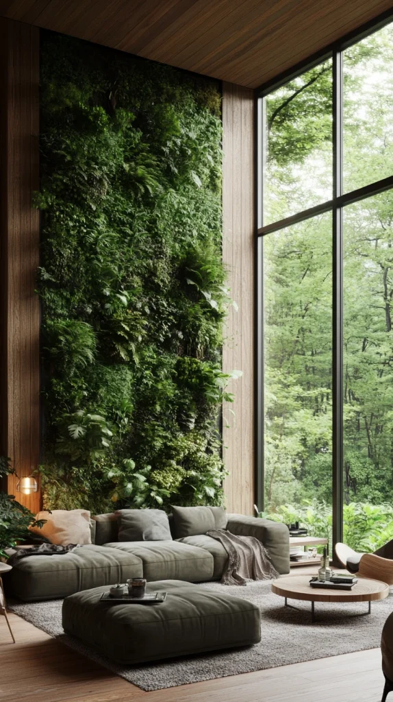 Biophilic Modern Living Room