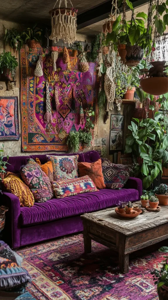 Bohemian Eclectic Living Room