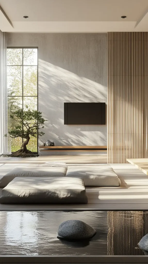 Contemporary Zen Living Room