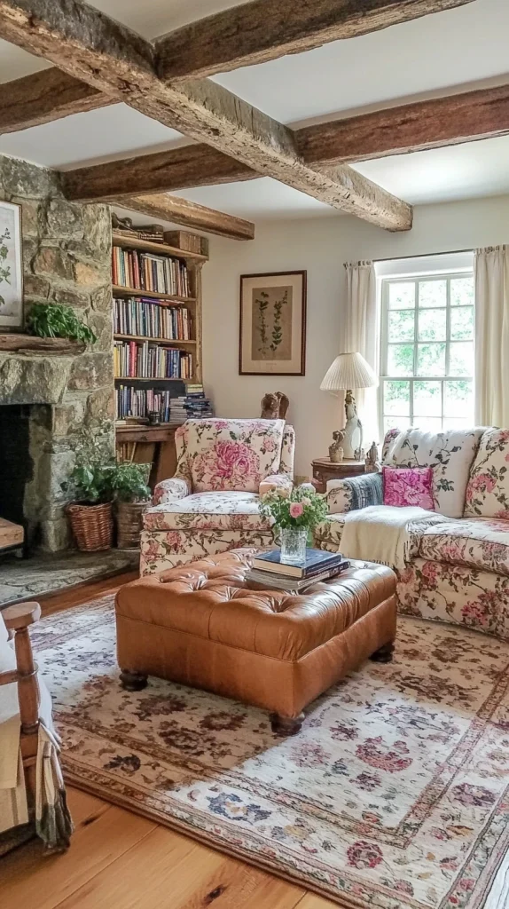 English Country Cottage Living Room