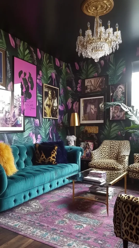 Maximalist Eclectic Living Room