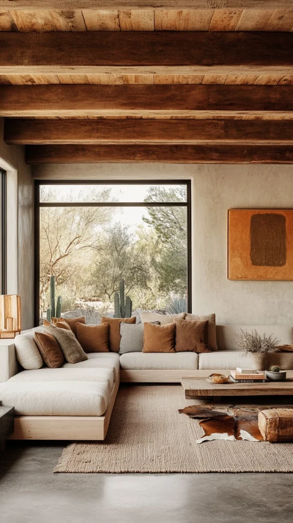 Southwestern Desert Modern Living Room