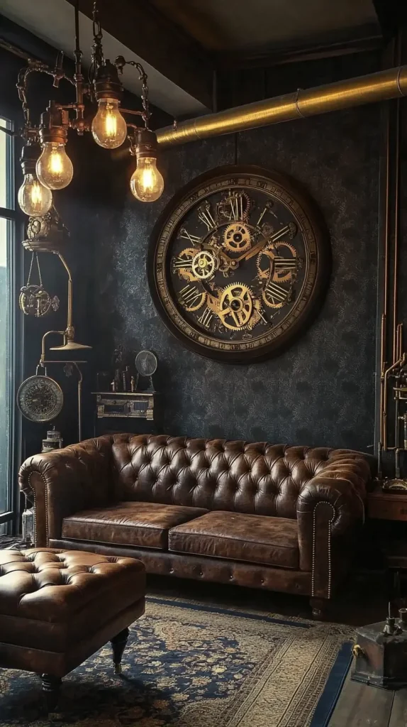 Victorian Steampunk Living Room